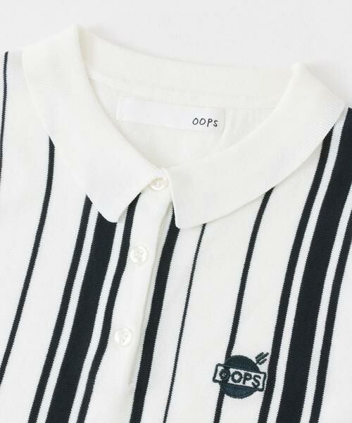 Sonny Label / サニーレーベル ポロシャツ | OOPS　ストライプ半袖ポロシャツ | 詳細12