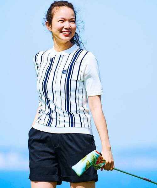 Sonny Label / サニーレーベル ポロシャツ | OOPS　ストライプ半袖ポロシャツ | 詳細2