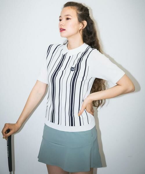 Sonny Label / サニーレーベル ポロシャツ | OOPS　ストライプ半袖ポロシャツ | 詳細4