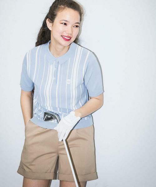 Sonny Label / サニーレーベル ポロシャツ | OOPS　ストライプ半袖ポロシャツ | 詳細14
