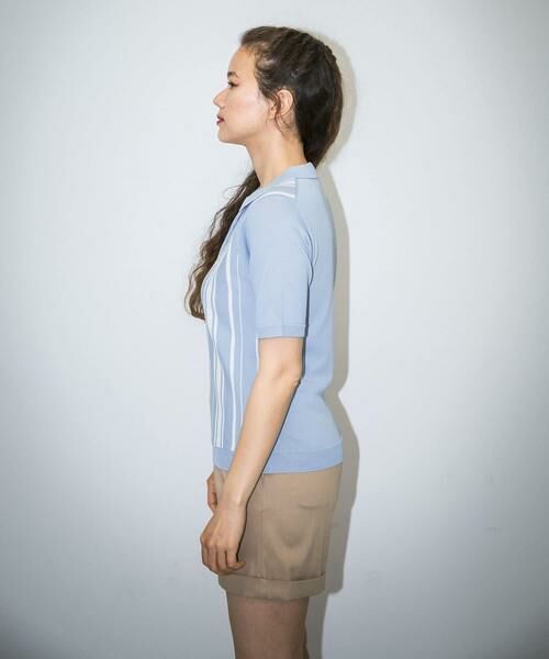 Sonny Label / サニーレーベル ポロシャツ | OOPS　ストライプ半袖ポロシャツ | 詳細25