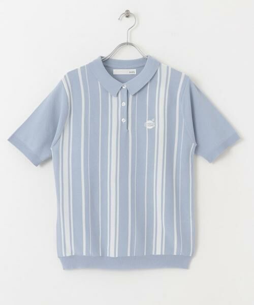 Sonny Label / サニーレーベル ポロシャツ | OOPS　ストライプ半袖ポロシャツ | 詳細27