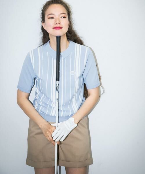 Sonny Label / サニーレーベル ポロシャツ | OOPS　ストライプ半袖ポロシャツ | 詳細16