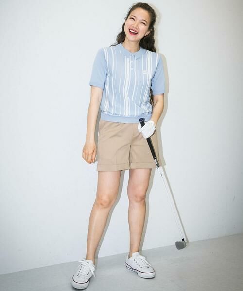 Sonny Label / サニーレーベル ポロシャツ | OOPS　ストライプ半袖ポロシャツ | 詳細20