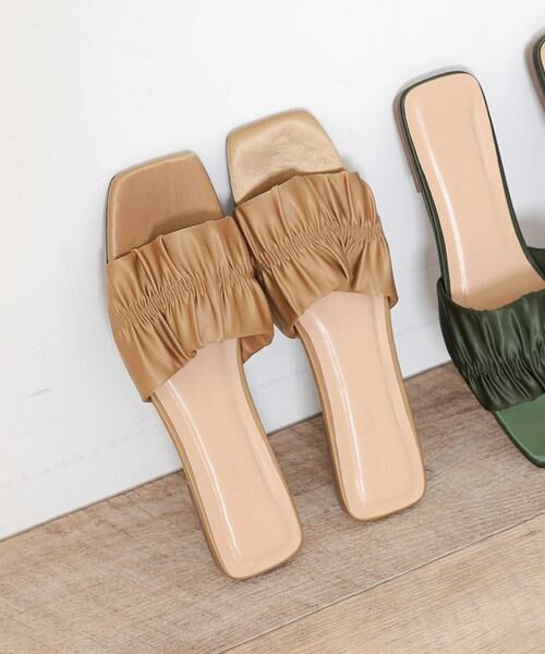 Sonny Label / サニーレーベル サンダル | サテンシャーリングサンダル | 詳細6