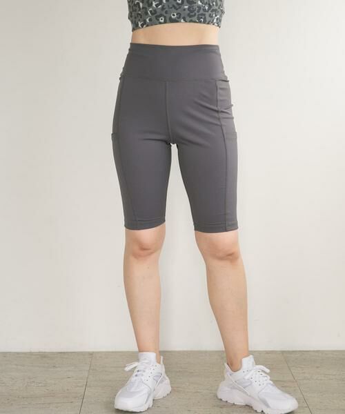 Sonny Label/サニーレーベル SLAB Short Leggings チャコールグレー S-M Sonny Label/サニーレーベル SLAB Short Leggings チャコールグレー S-M