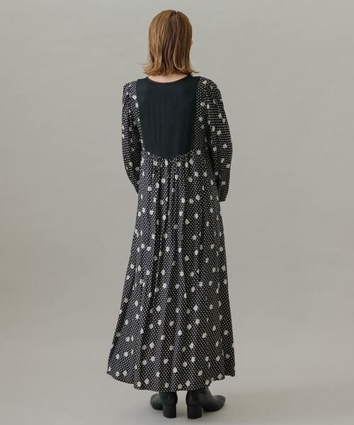 Sonny Label / サニーレーベル ワンピース | フラワーMIXサテンドットワンピース | 詳細29