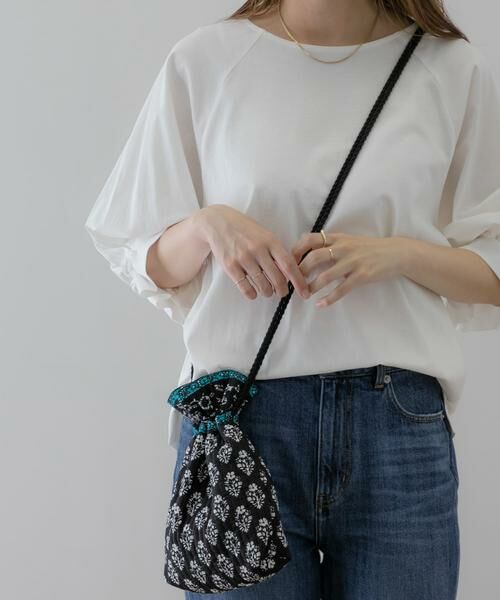 Sonny Label / サニーレーベル ショルダーバッグ | MIXプリントコットンポシェット | 詳細10