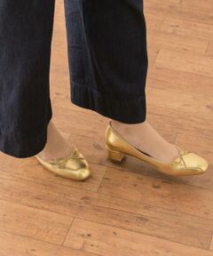 Sonny Label / サニーレーベル バレエシューズ | メタリックヒールバレエシューズ