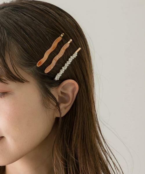 Sonny Label/サニーレーベル ウェーブ/パールヘアピンセット ベージュ one Sonny Label/サニーレーベル ウェーブ/パールヘアピンセット ベージュ one