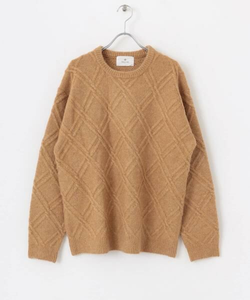 Sonny Label / サニーレーベル ニット・セーター | ウールライクダイヤパターンニットプルオーバー | 詳細5