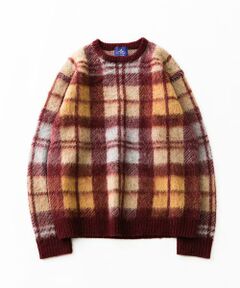 Sonny Label / サニーレーベル ニット・セーター | チェックジャガードニットプルオーバー