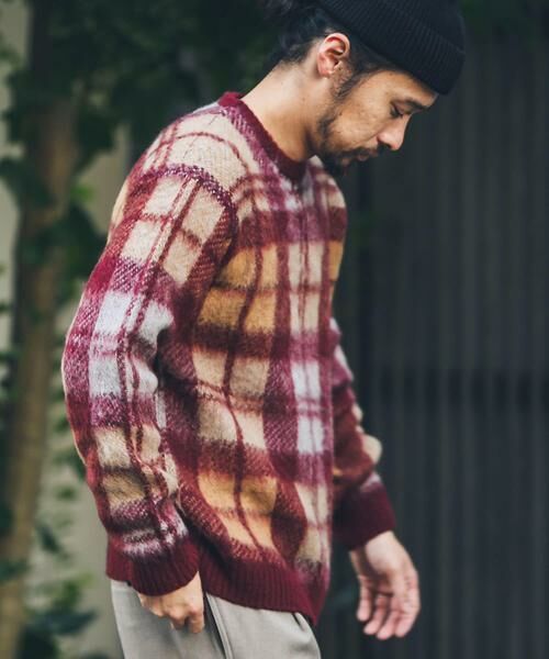 Sonny Label / サニーレーベル ニット・セーター | チェックジャガードニットプルオーバー | 詳細3