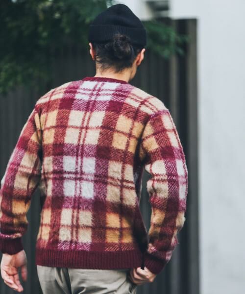 Sonny Label / サニーレーベル ニット・セーター | チェックジャガードニットプルオーバー | 詳細4