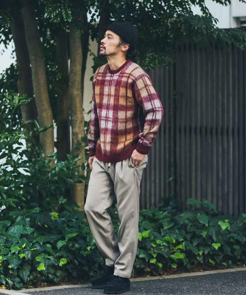 Sonny Label / サニーレーベル ニット・セーター | チェックジャガードニットプルオーバー | 詳細5