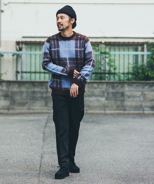 Sonny Label / サニーレーベル ニット・セーター | チェックジャガードニットプルオーバー | 詳細18