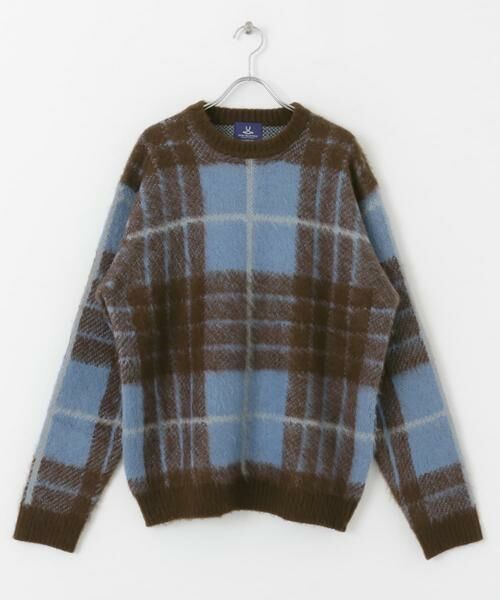 Sonny Label / サニーレーベル ニット・セーター | チェックジャガードニットプルオーバー | 詳細19