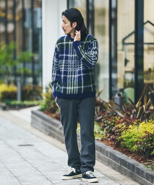 Sonny Label / サニーレーベル ニット・セーター | チェックジャガードニットプルオーバー | 詳細21