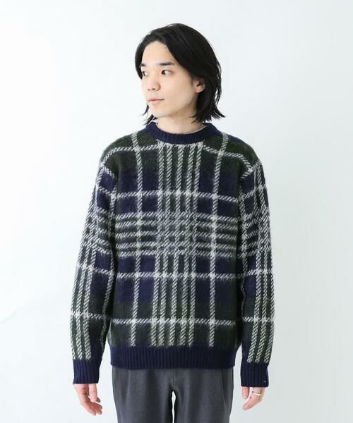 Sonny Label / サニーレーベル ニット・セーター | チェックジャガードニットプルオーバー | 詳細27
