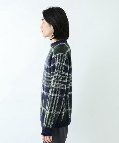 Sonny Label / サニーレーベル ニット・セーター | チェックジャガードニットプルオーバー | 詳細28