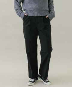 Sonny Label / サニーレーベル その他パンツ | 起毛チノストレートタックパンツ