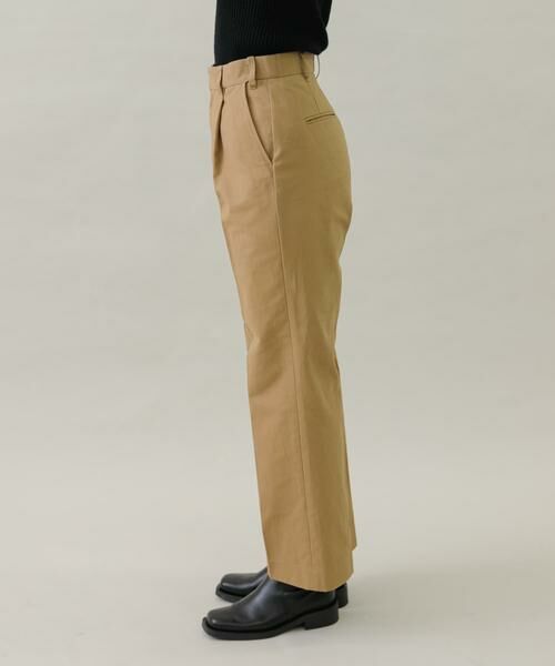 Sonny Label / サニーレーベル その他パンツ | 起毛チノストレートタックパンツ | 詳細10