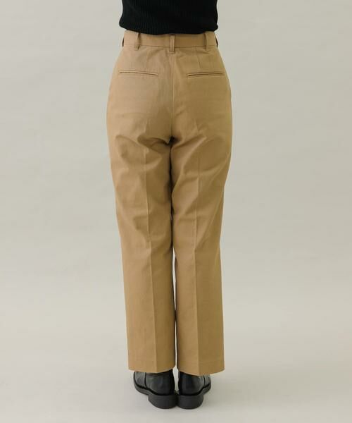 Sonny Label / サニーレーベル その他パンツ | 起毛チノストレートタックパンツ | 詳細11