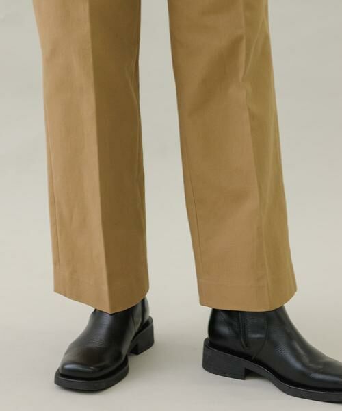 Sonny Label / サニーレーベル その他パンツ | 起毛チノストレートタックパンツ | 詳細13