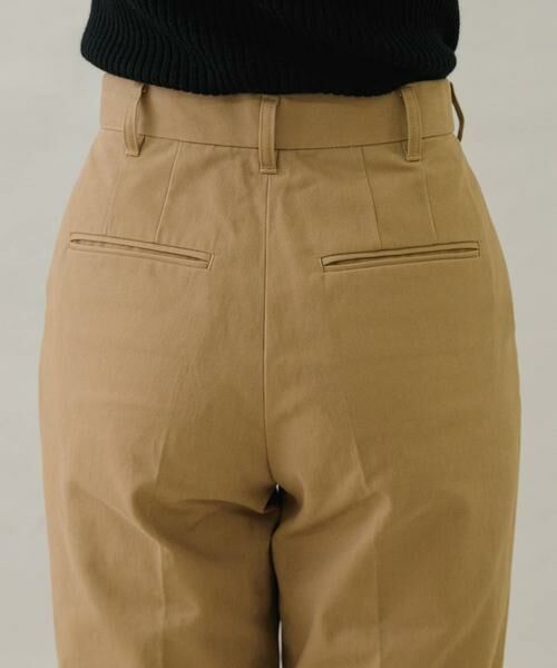Sonny Label / サニーレーベル その他パンツ | 起毛チノストレートタックパンツ | 詳細15