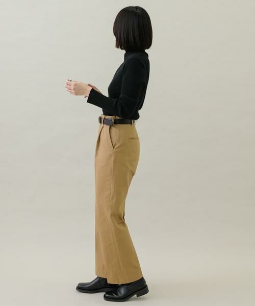 Sonny Label / サニーレーベル その他パンツ | 起毛チノストレートタックパンツ | 詳細7