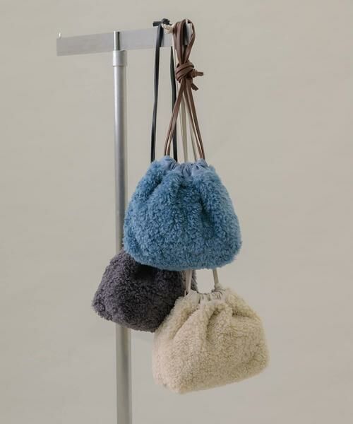 Sonny Label / サニーレーベル ショルダーバッグ | プードルファー巾着バッグ | 詳細2
