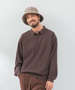 Sonny Label / サニーレーベル ニット・セーター | 『洗濯可』OOPS　ロングスリーブニットポロ