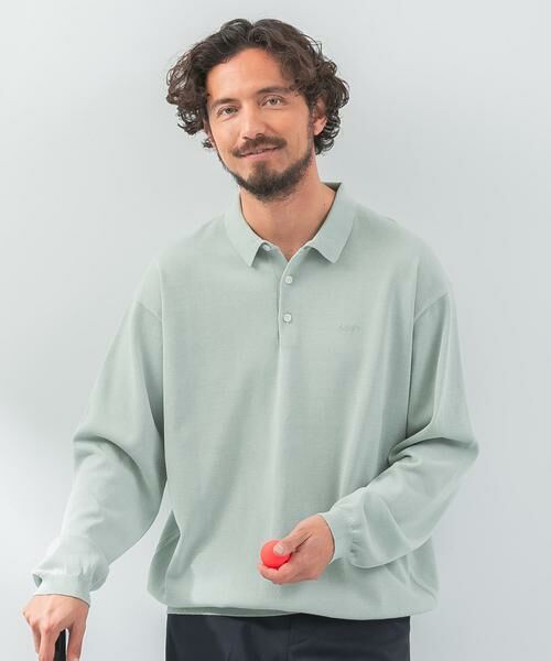 Sonny Label / サニーレーベル ニット・セーター | 『洗濯可』OOPS　ロングスリーブニットポロ | 詳細1