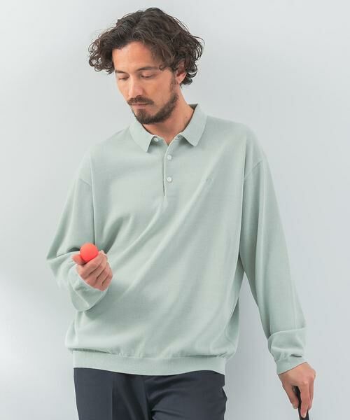 Sonny Label / サニーレーベル ニット・セーター | 『洗濯可』OOPS　ロングスリーブニットポロ | 詳細2