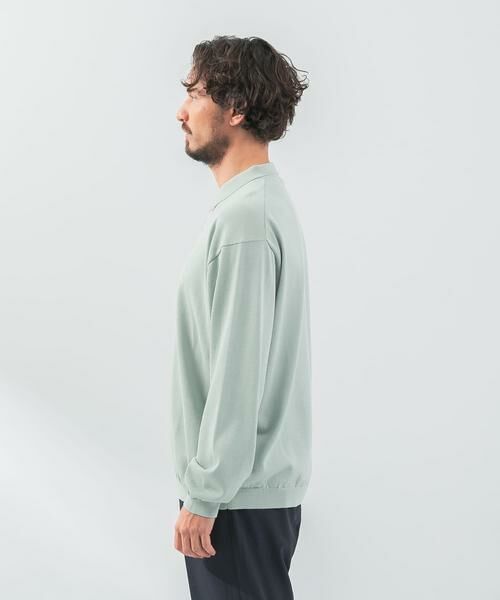 Sonny Label / サニーレーベル ニット・セーター | 『洗濯可』OOPS　ロングスリーブニットポロ | 詳細6