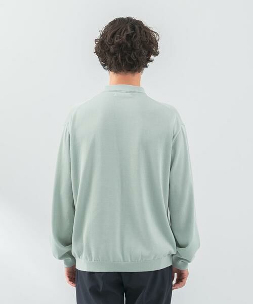 Sonny Label / サニーレーベル ニット・セーター | 『洗濯可』OOPS　ロングスリーブニットポロ | 詳細7