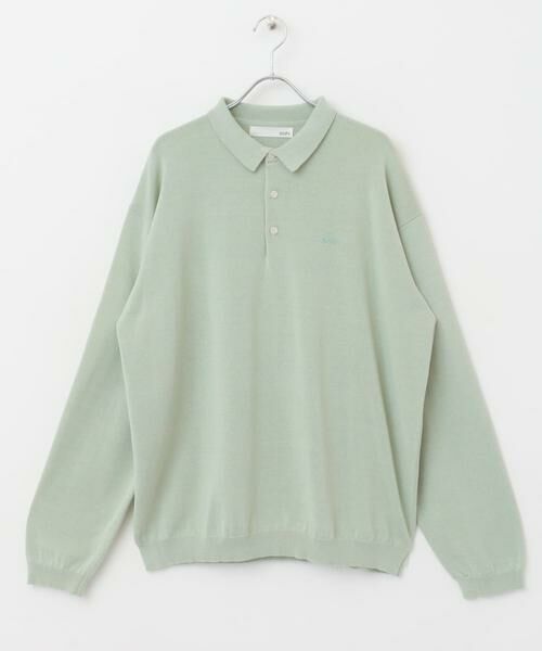 Sonny Label / サニーレーベル ニット・セーター | 『洗濯可』OOPS　ロングスリーブニットポロ | 詳細8