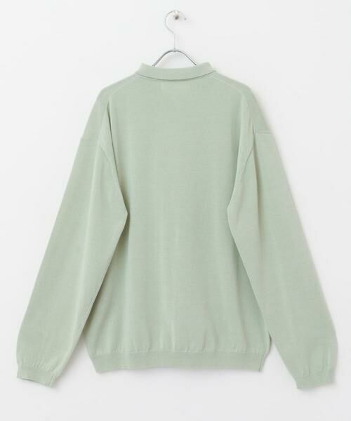 Sonny Label / サニーレーベル ニット・セーター | 『洗濯可』OOPS　ロングスリーブニットポロ | 詳細9