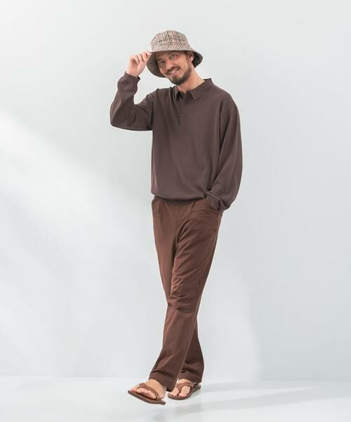 Sonny Label / サニーレーベル ニット・セーター | 『洗濯可』OOPS　ロングスリーブニットポロ | 詳細13