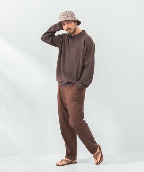 Sonny Label / サニーレーベル ニット・セーター | 『洗濯可』OOPS　ロングスリーブニットポロ | 詳細14