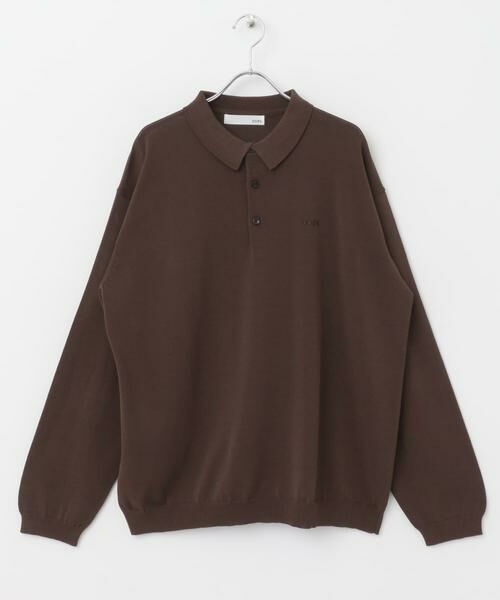 Sonny Label / サニーレーベル ニット・セーター | 『洗濯可』OOPS　ロングスリーブニットポロ | 詳細17