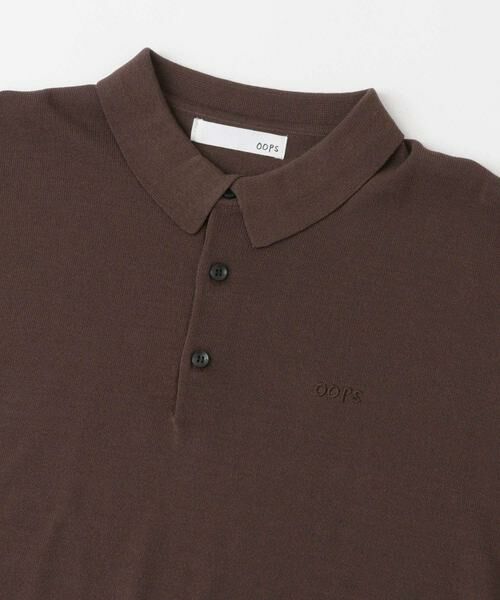 Sonny Label / サニーレーベル ニット・セーター | 『洗濯可』OOPS　ロングスリーブニットポロ | 詳細18