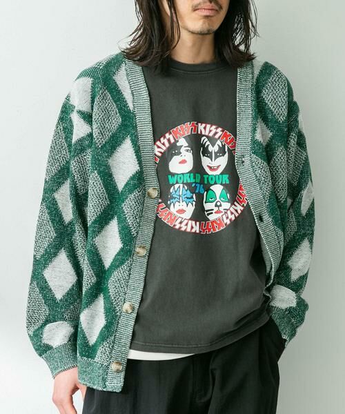 Sonny Label / サニーレーベル カーディガン・ボレロ | ジャガードVネックニットカーディガン | 詳細11