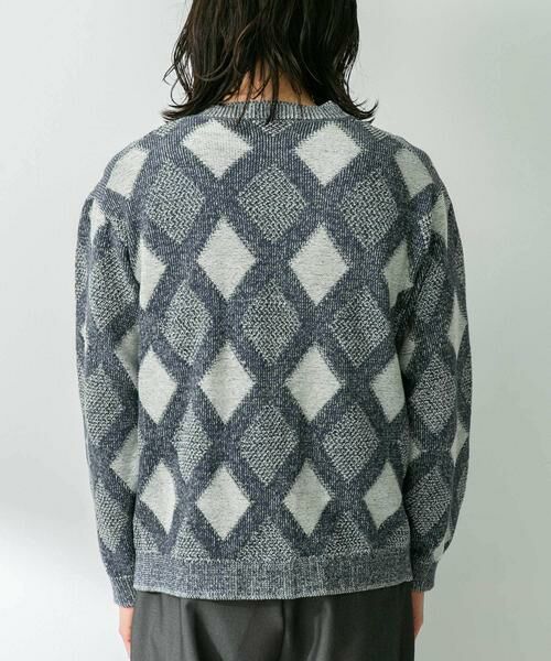 Sonny Label / サニーレーベル カーディガン・ボレロ | ジャガードVネックニットカーディガン | 詳細29