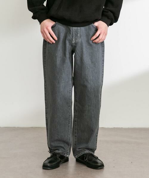 Sonny Label / サニーレーベル デニムパンツ | デニムワイドストレートパンツ | 詳細7