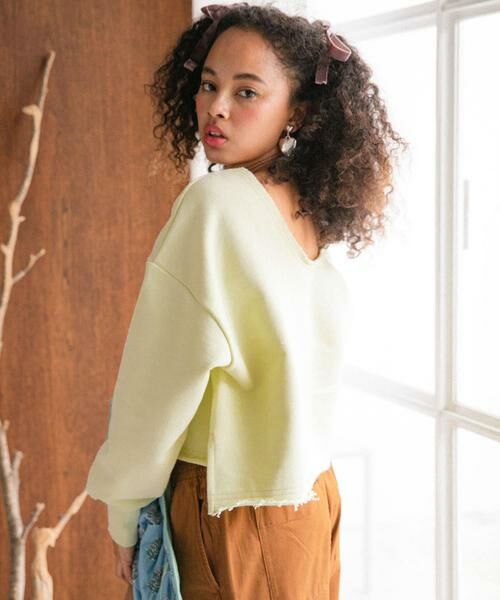 Sonny Label / サニーレーベル スウェット | AyaKawasaki　カットオフスウェット | 詳細1