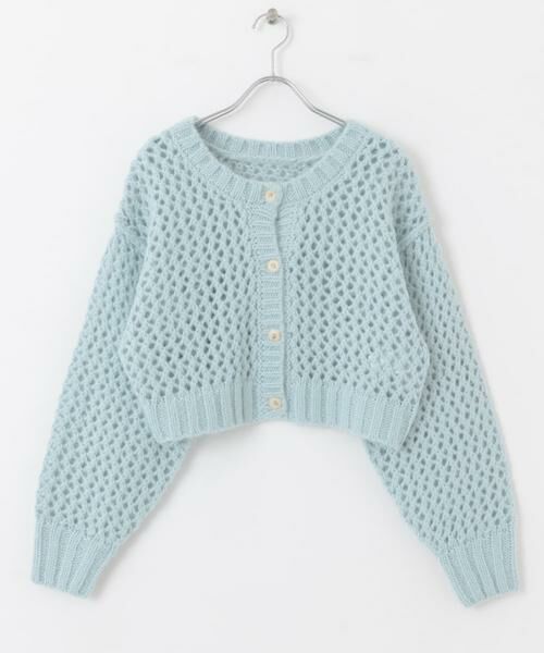 Sonny Label / サニーレーベル カーディガン・ボレロ | AyaKawasaki　メッシュショートカーディガン | 詳細10