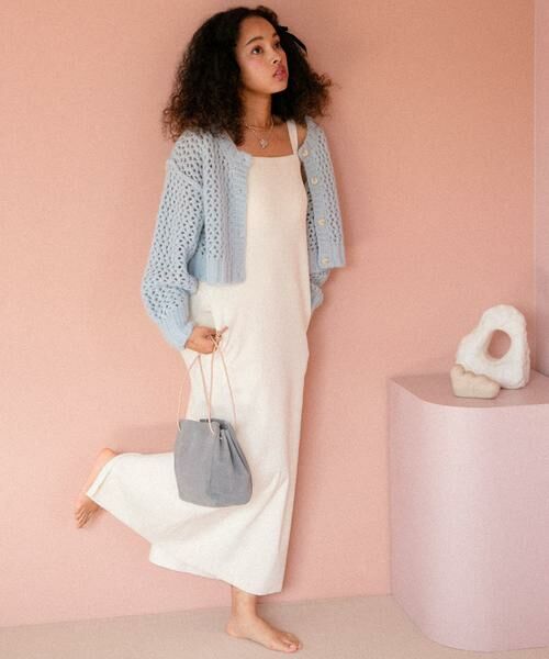 Sonny Label / サニーレーベル カーディガン・ボレロ | AyaKawasaki　メッシュショートカーディガン | 詳細6