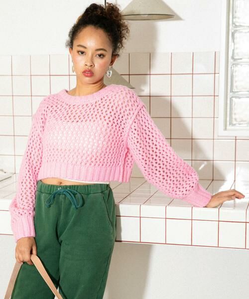 Sonny Label / サニーレーベル カーディガン・ボレロ | AyaKawasaki　メッシュショートカーディガン | 詳細14