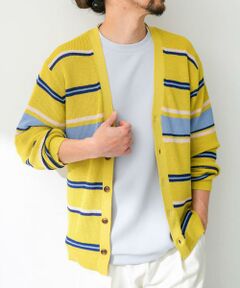 Sonny Label / サニーレーベル カーディガン・ボレロ | マルチボーダーニットカーディガン